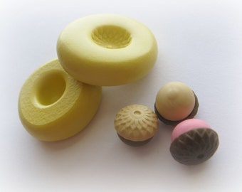 DIY Mold Fall Autumn Acorn Cap Nut Polymer Clay Resin Mold Fondant Mould