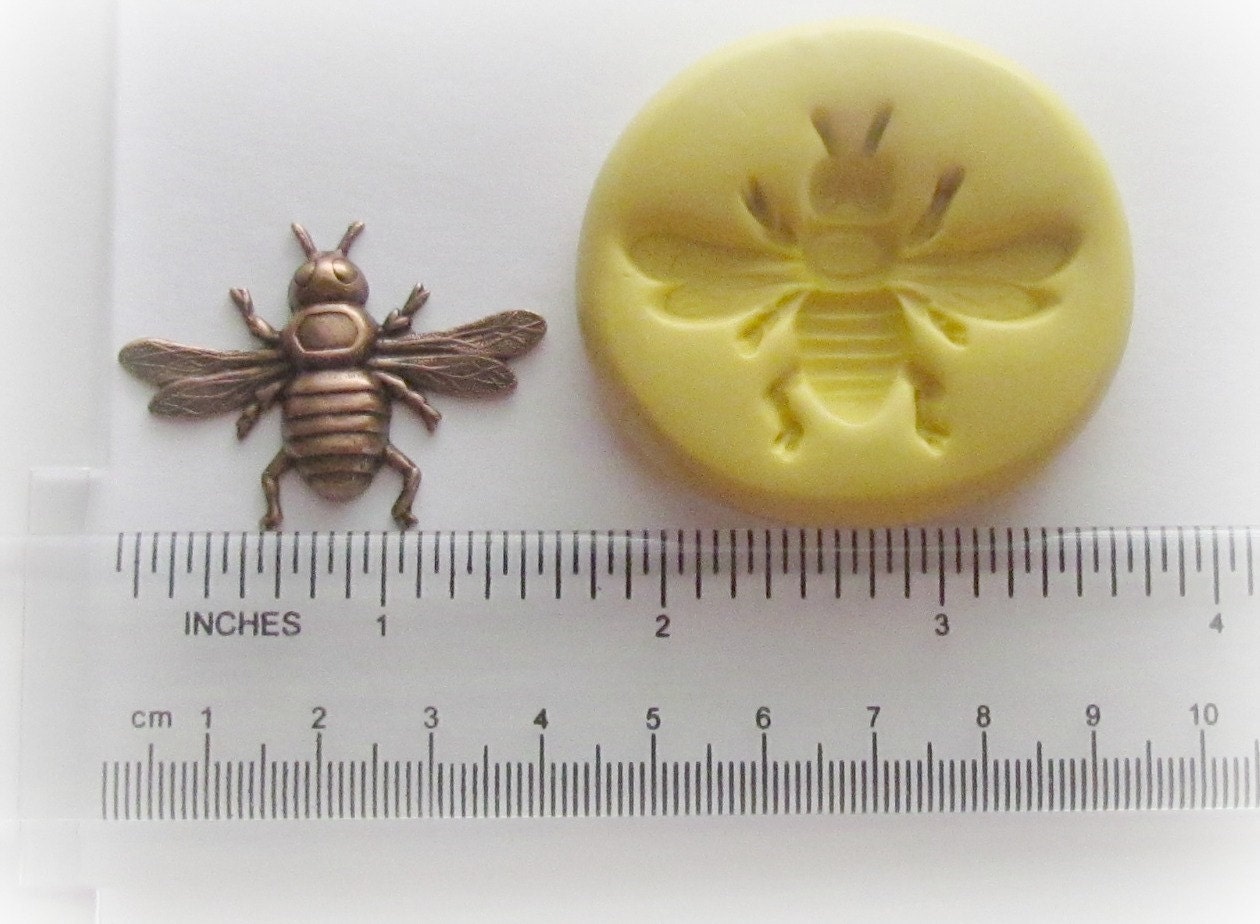 Bee Silicone Mold for Resin, Candy, Fondant, Clay, Embed, Soap, Jewelry,  A230