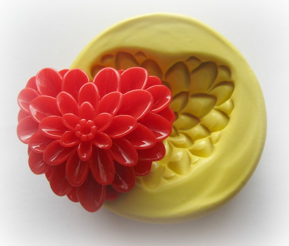 Heart Mum Mold Silicone Soap Molds Flower Resin Fondant Chocolate Wax Polymer Clay