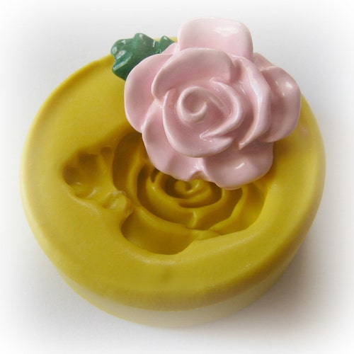 Rose Silicone Mold Soap Clay Resin Open Rose Mould Etsy