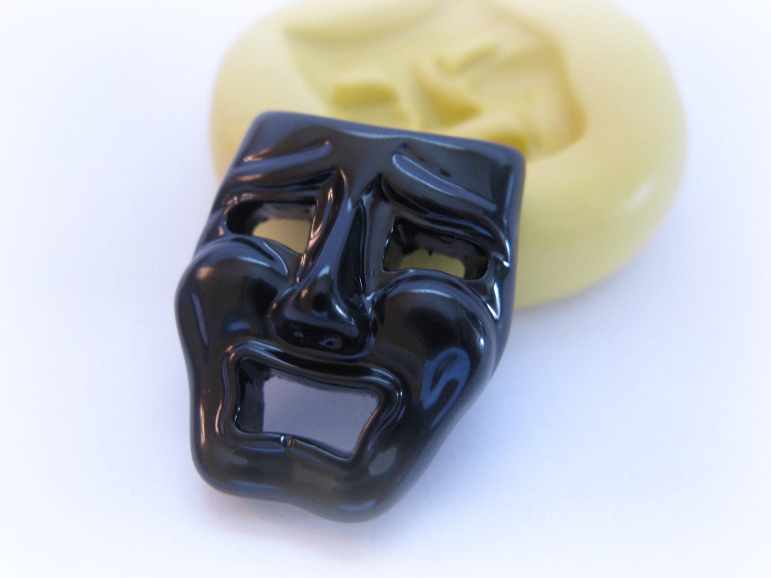 Mask Mold Clay Resin Fondant Silicone Mould Etsy