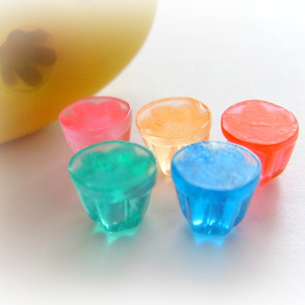 Pudding Cups Miniature Mold DIY Cabochon Resin Polymer Clay Mould