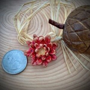 Lilly Mold Silicone Flower 1.25" Molds Fondant Chocolate Soap Resin Clay Molds Cabochon Molds image 2