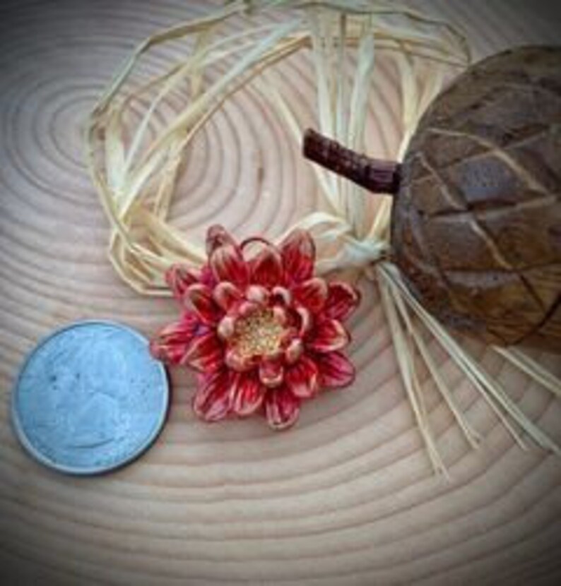 Lilly Mold Silicone Flower 1.25" Molds Fondant Chocolate Soap Resin Clay Molds Cabochon Molds image 2