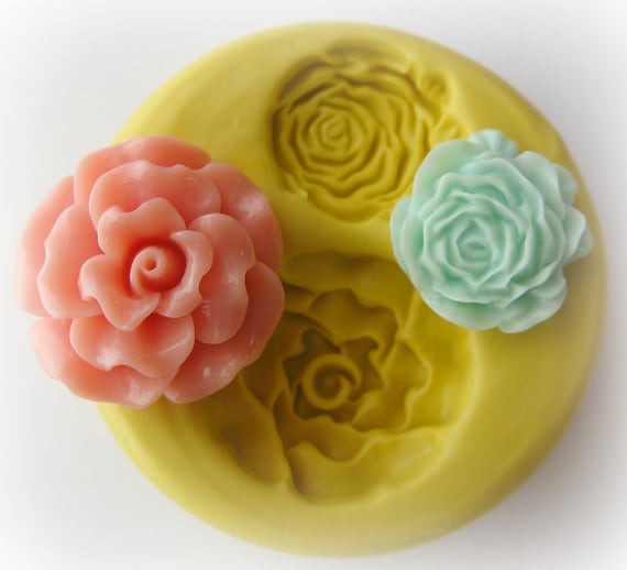 Small Rose Molds Silicone Tiny Rose Mold 10mm Flower Molds Resin