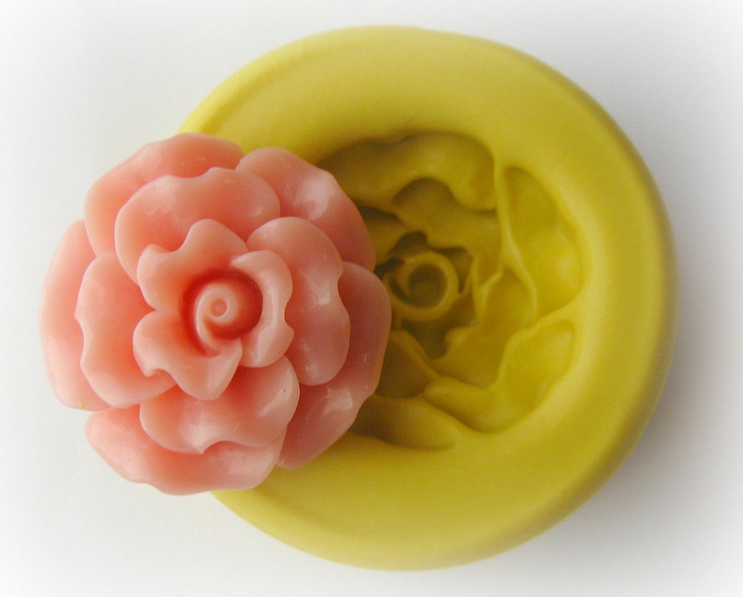 Fondant Flower Mold Cupcake Topper Fondant Mould Polymer Clay Resin