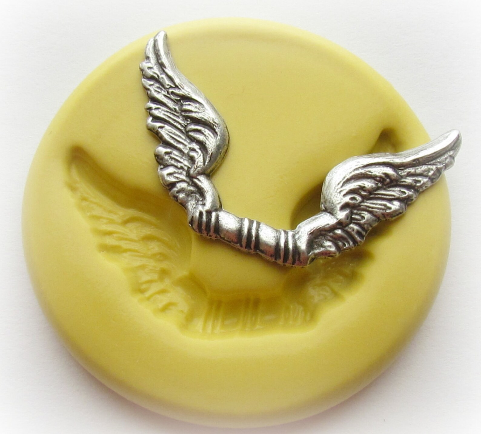 Wings Heart Mold Polymer Clay PMC Fondant Resin Mould DIY Etsy