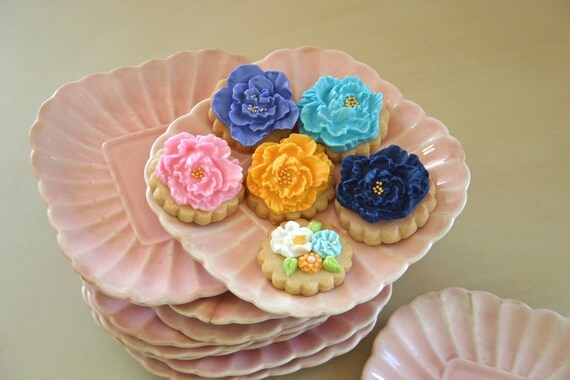 Flower Chocolate Mold, Silicone Flower Cake Molds