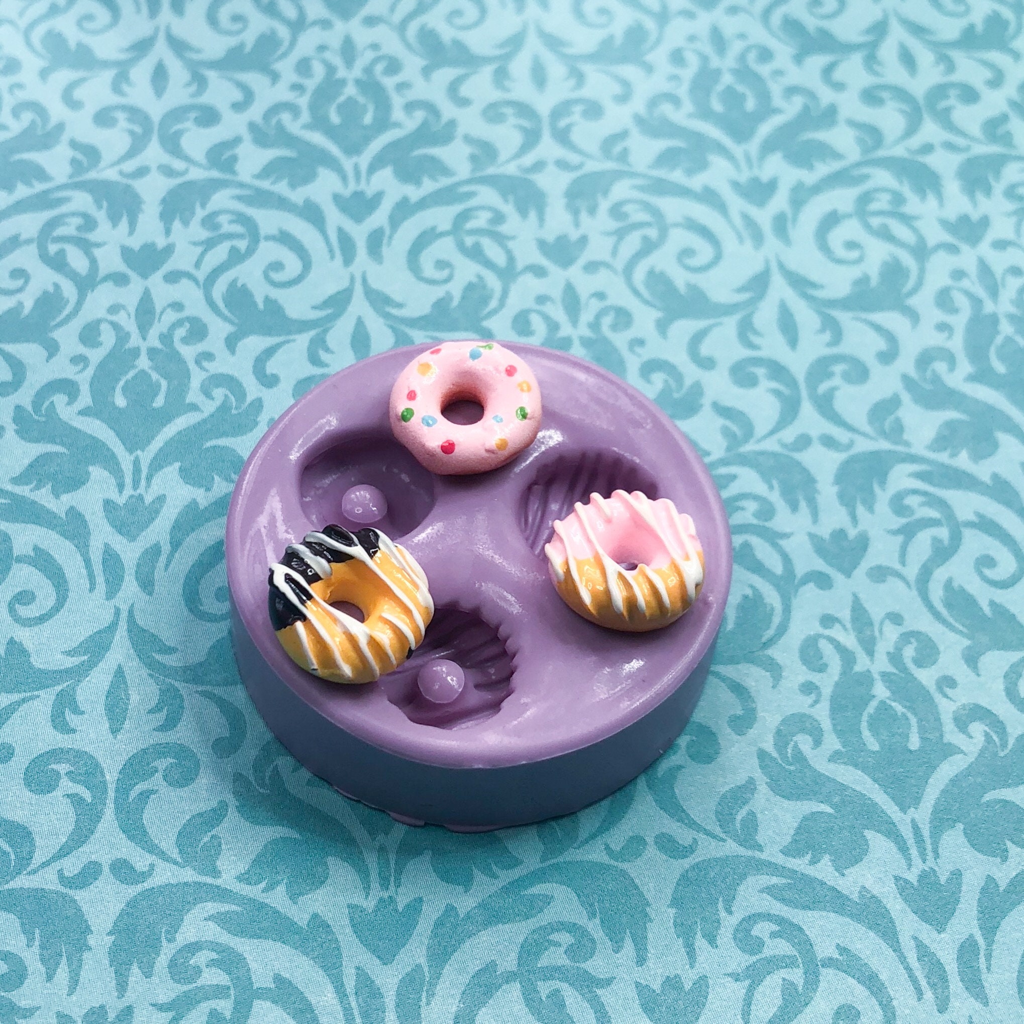 Doll Food Mold Donuts Cabochon Donut Mold Little Donuts Charm Etsy