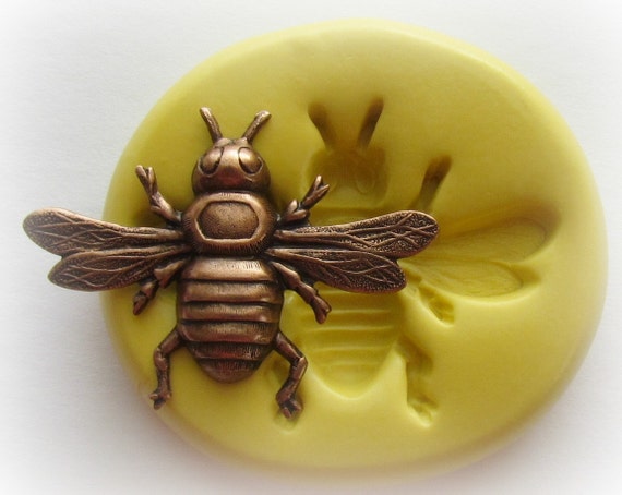 Silicone Bug Mold Wasp Bee Moth Silicone Mold Fondant Candy Clay