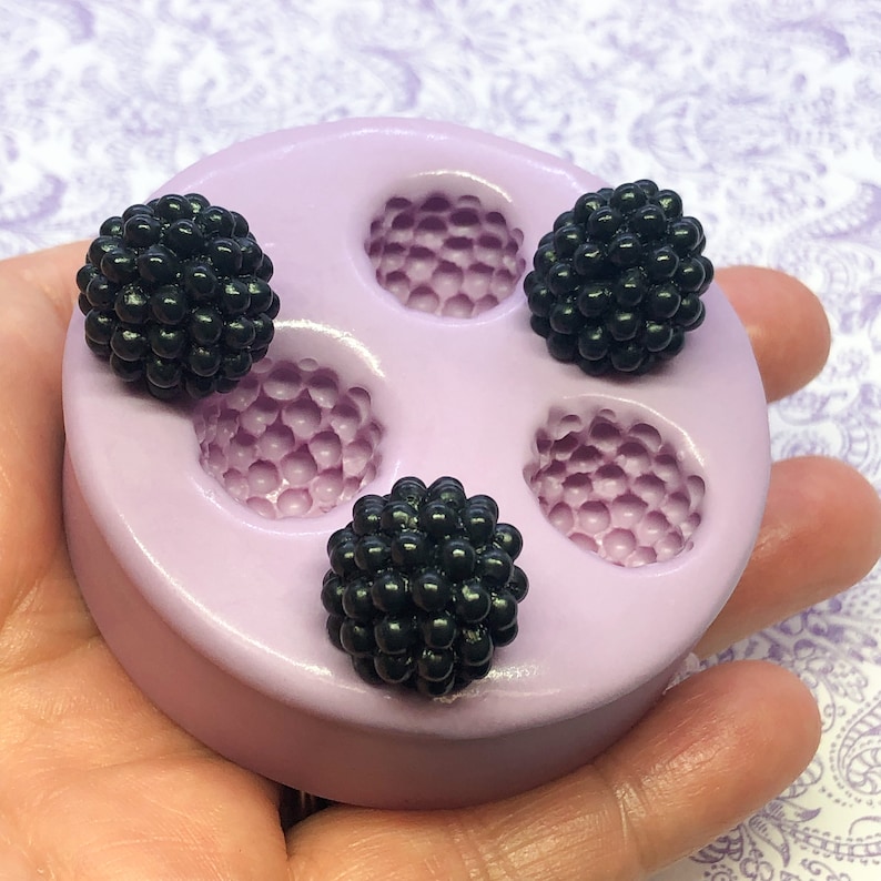 Blackberry Mold Silicone Berry Mold DIY Cabochon Resin Soap Etsy