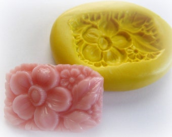 Flower Cabochon Mold Resin Clay Moulds