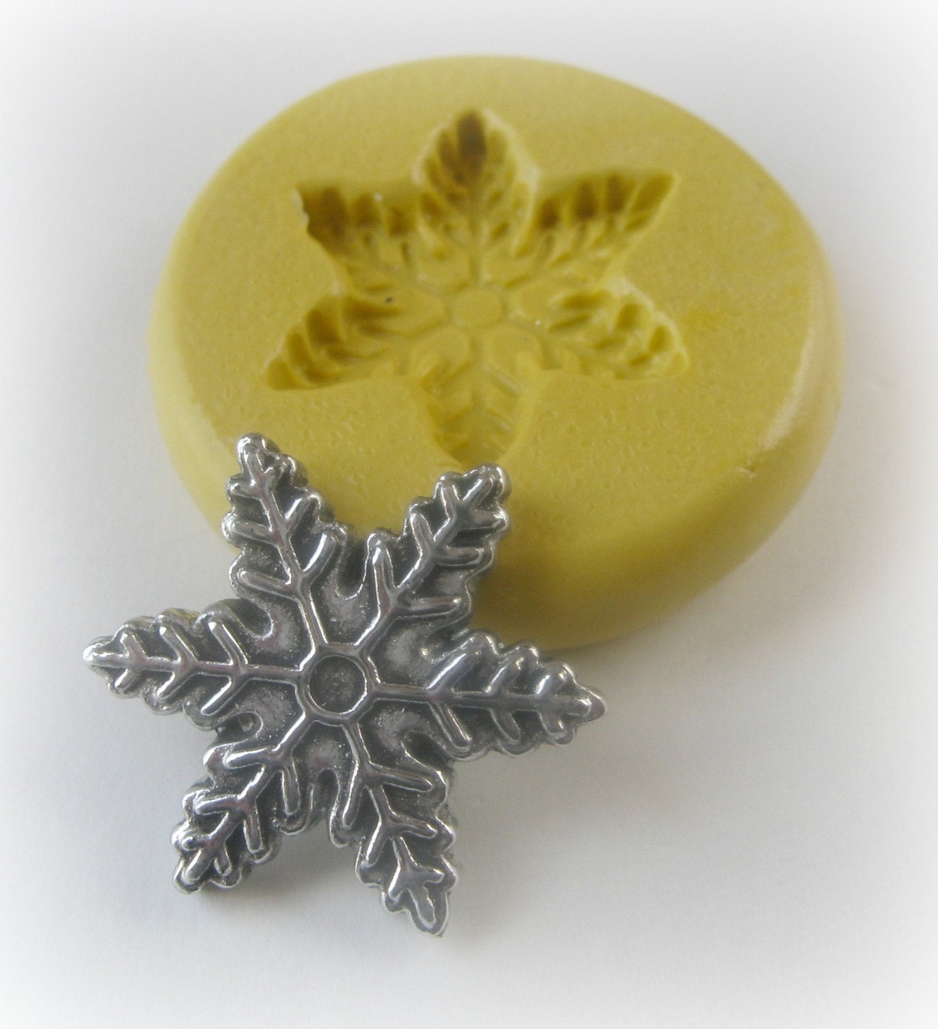 Snowflake Silicone Mold Fondant Clay Resin Soap Mold 