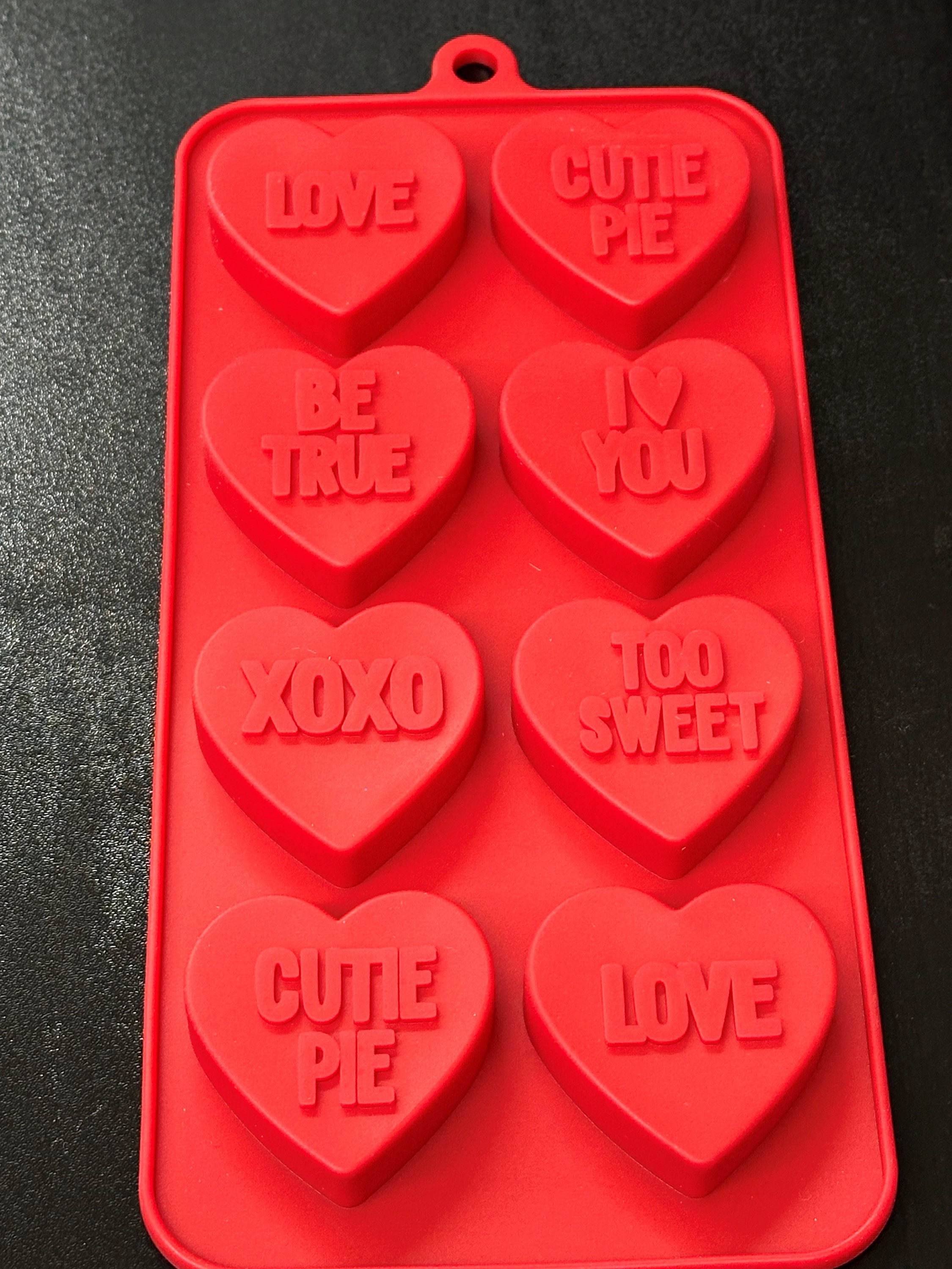 Conversation Hearts Silicone Mold SHINY Baking Candy Craft Resin Decoden  Art Brand New Valentine's Day -  Australia