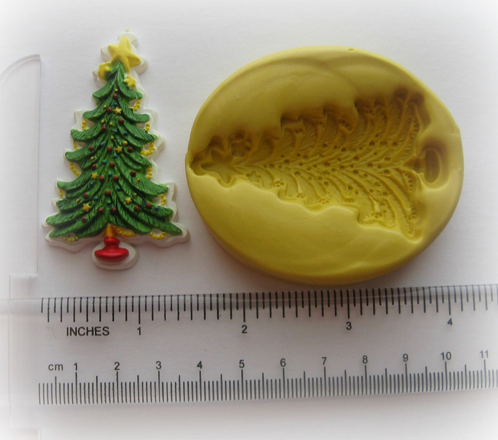 Christmas Tree Mold Clay Fondant Resin Mold Mold Etsy