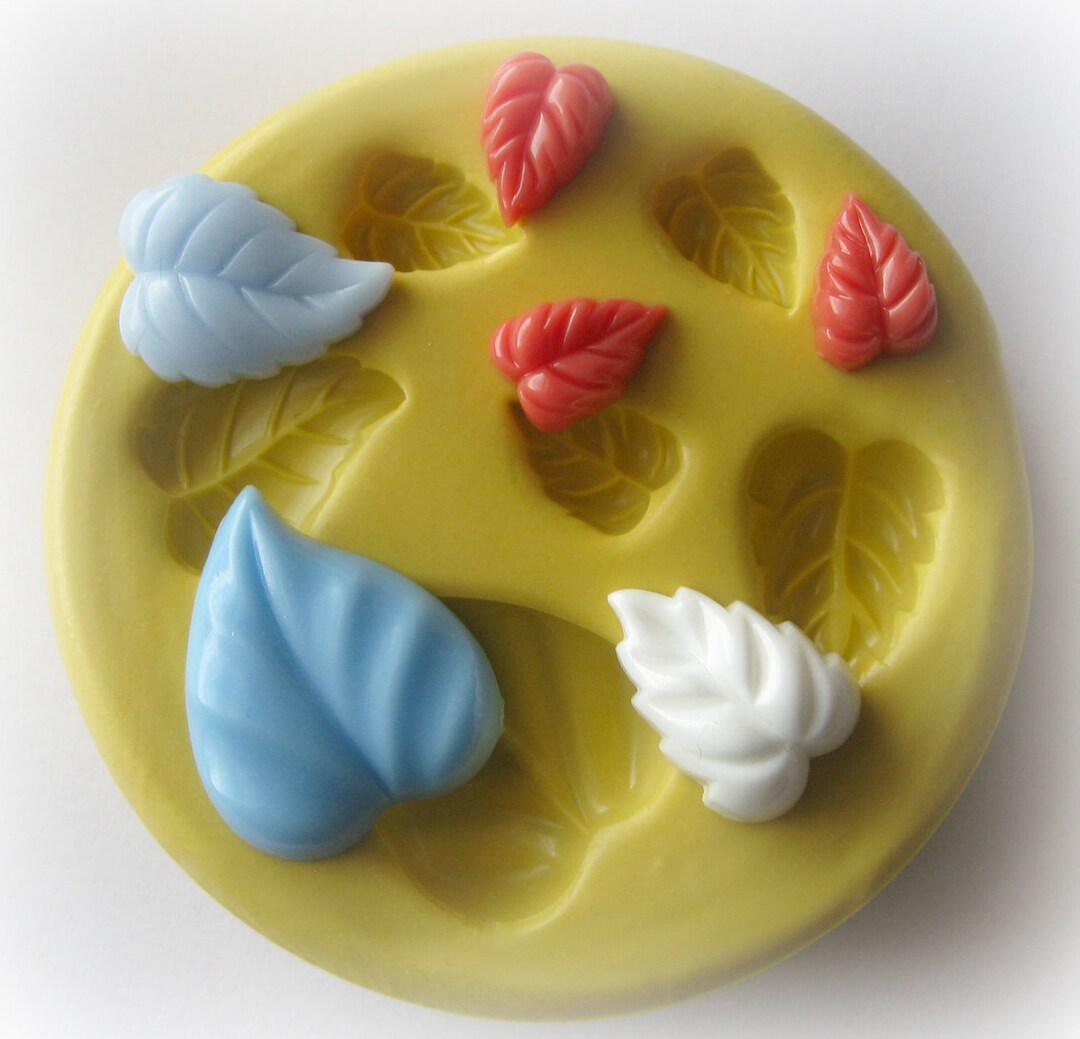 Leaves Leaf Mold Putty Mold Silicone Mold Resin Polymer Clay Fondant