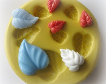 Leaves Leaf Mold Putty Mold Silicone Mold Resin Polymer Clay Fondant Moulds