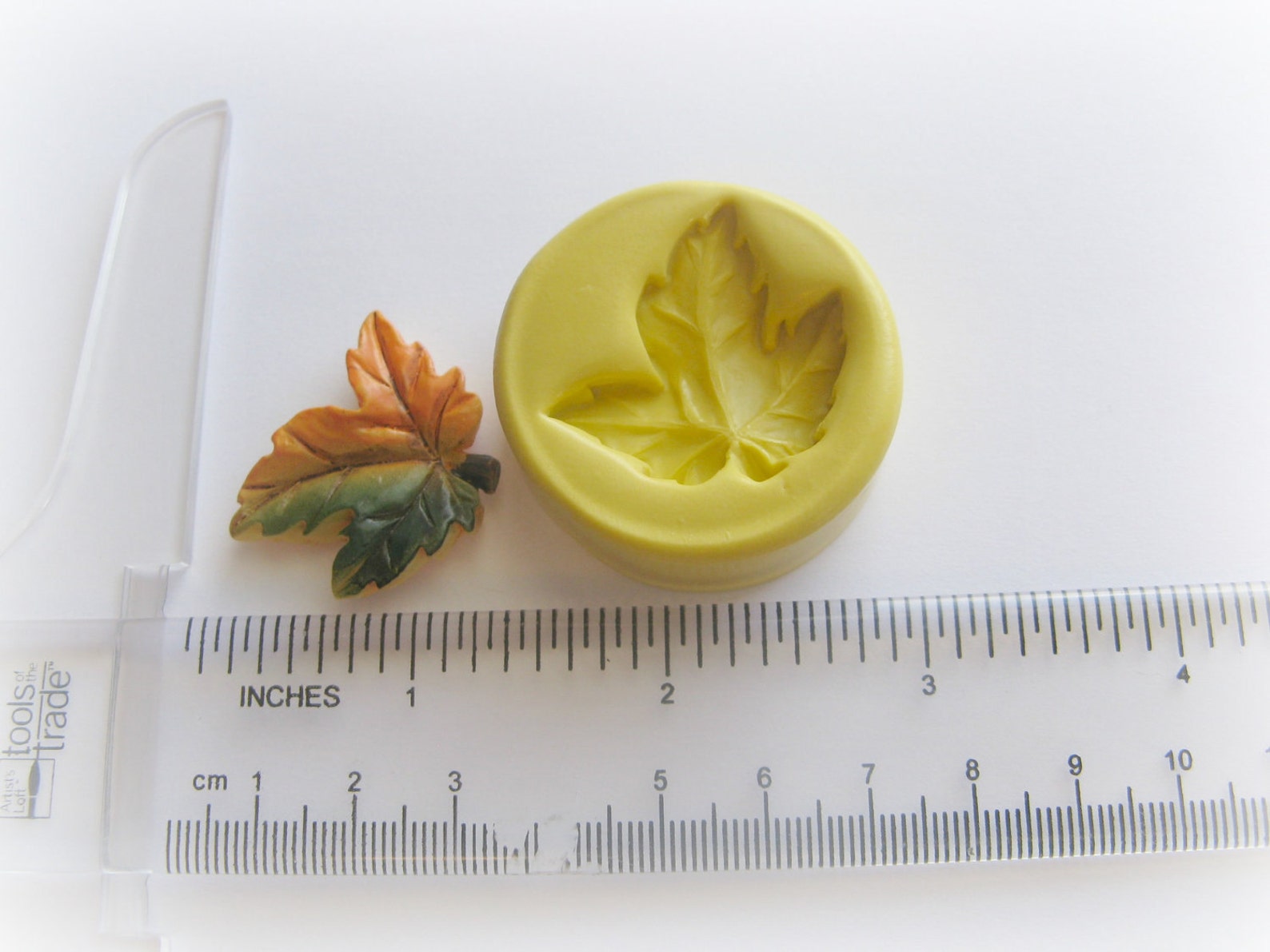 Autumn Leaf Mold Mould Resin Clay Fondant Wax Soap Miniature Etsy