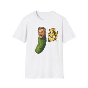 Mel Gibson Pickle Design Unisex T-Shirt, Humorous Gift, Casual Wear, Quirky Statement Tee, Perfect for Parties