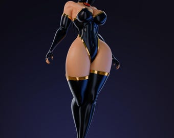 Verónica Hidalgo 3D Bust STL File – High Detail Printable Model for Collectors & Fans