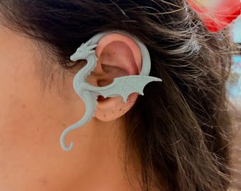 Dragon Earring Pendant STL: 3D Print File for Cosplay Jewelry