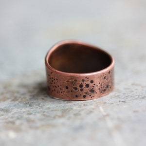 RING She's Complicated Copper and Lace Statement Ring Made to Order image 4