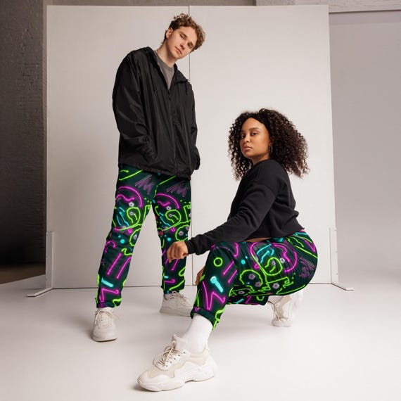 Unisex Track Pants Neon Color Clothes Canada