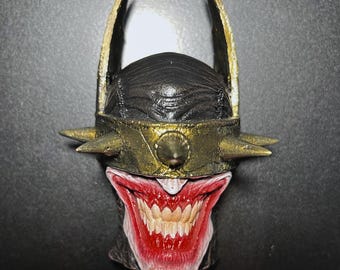 Dark Knight Evil Laughing Magnet | 12K SLA Resin Print | Hand-Painted | Fan Art Collectibles | Limited Edition | Collectibles Head Magnet