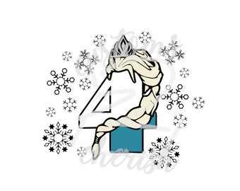 Download Frozen dxf Frozen clipart SVG files for Silhouette Cameo or | Etsy
