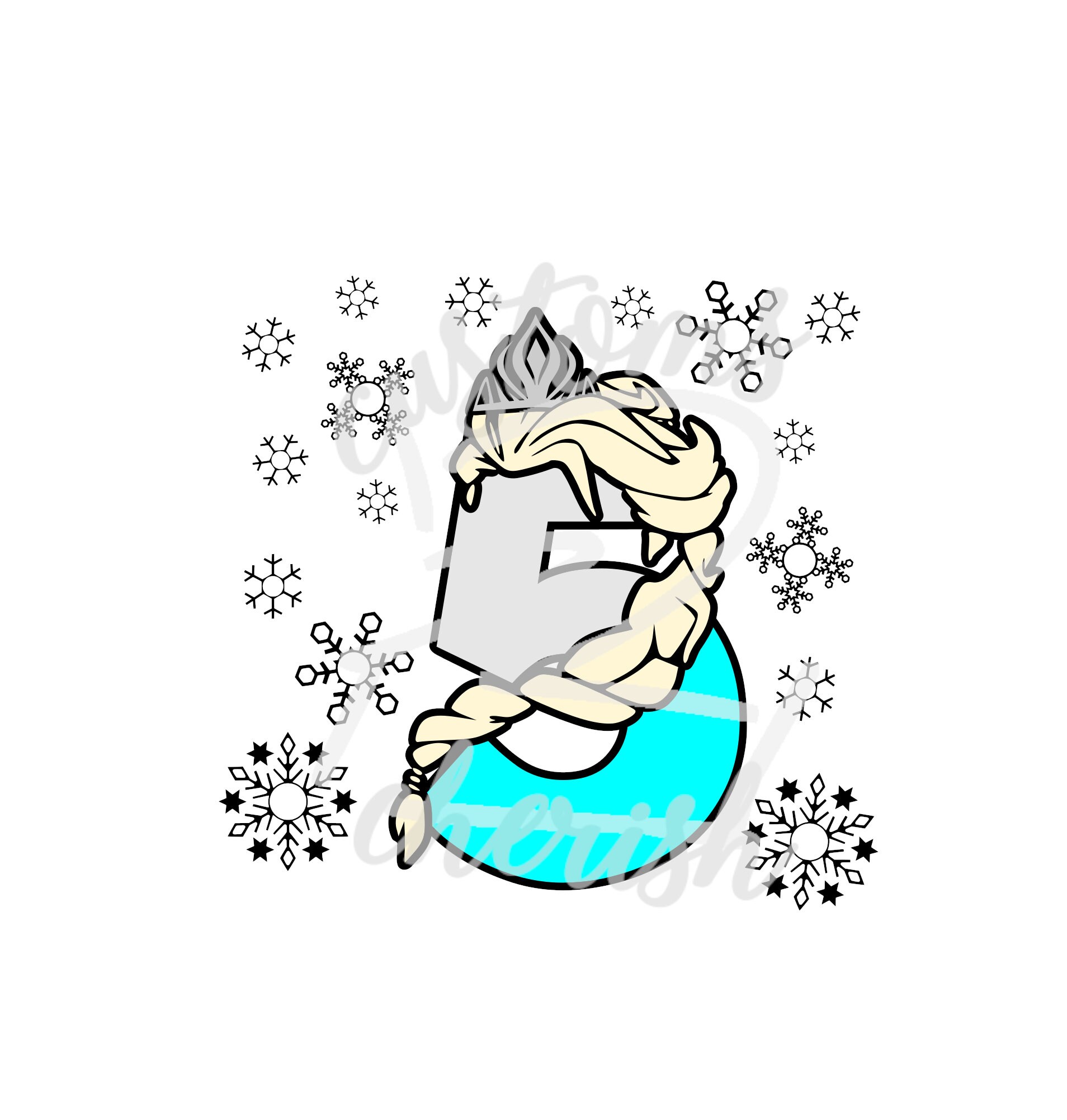 Elsa Birthday Shirt Design 4 File Formats Svg Png Etsy