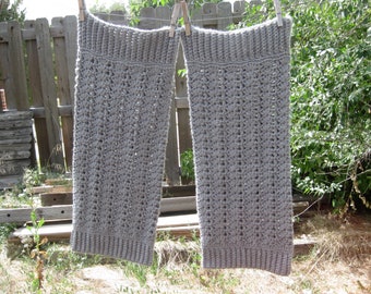Leg Warmers Lacy Leg Warmers Adult Women Gray/Any Color