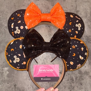 Halloween Disney Inspired Mickey/Minnie Ears