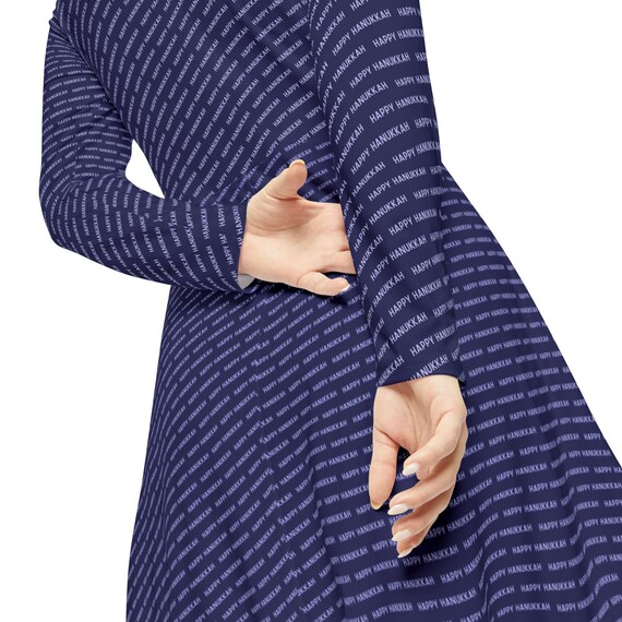 vintage winter dress Burgundy Wool Vintage Dress – Long Sleeve Flared Midi for Autumn Winter 4490 Burgundy / L