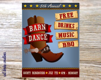 Barn Dance Decor Etsy