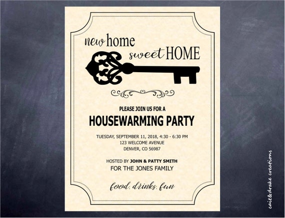 housewarming party welcome home party invitation flyer print etsy housewarming flyer