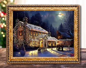 Artsy National Lampoon&#39;s Weihnachtsferien Druck, Weihnachtsfilm National Lampoon&#39;s, Griswold Familie Weihnachtsdruck, Weihnachtstradition