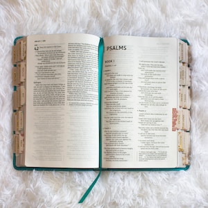 Custom  Bible with Tabs | NIV Women’s Bible | Personalized Christian Gift | For Busy Moms