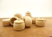 Cookie Jars With Lid Wood Miniature 7/8' H x 7/8' W 