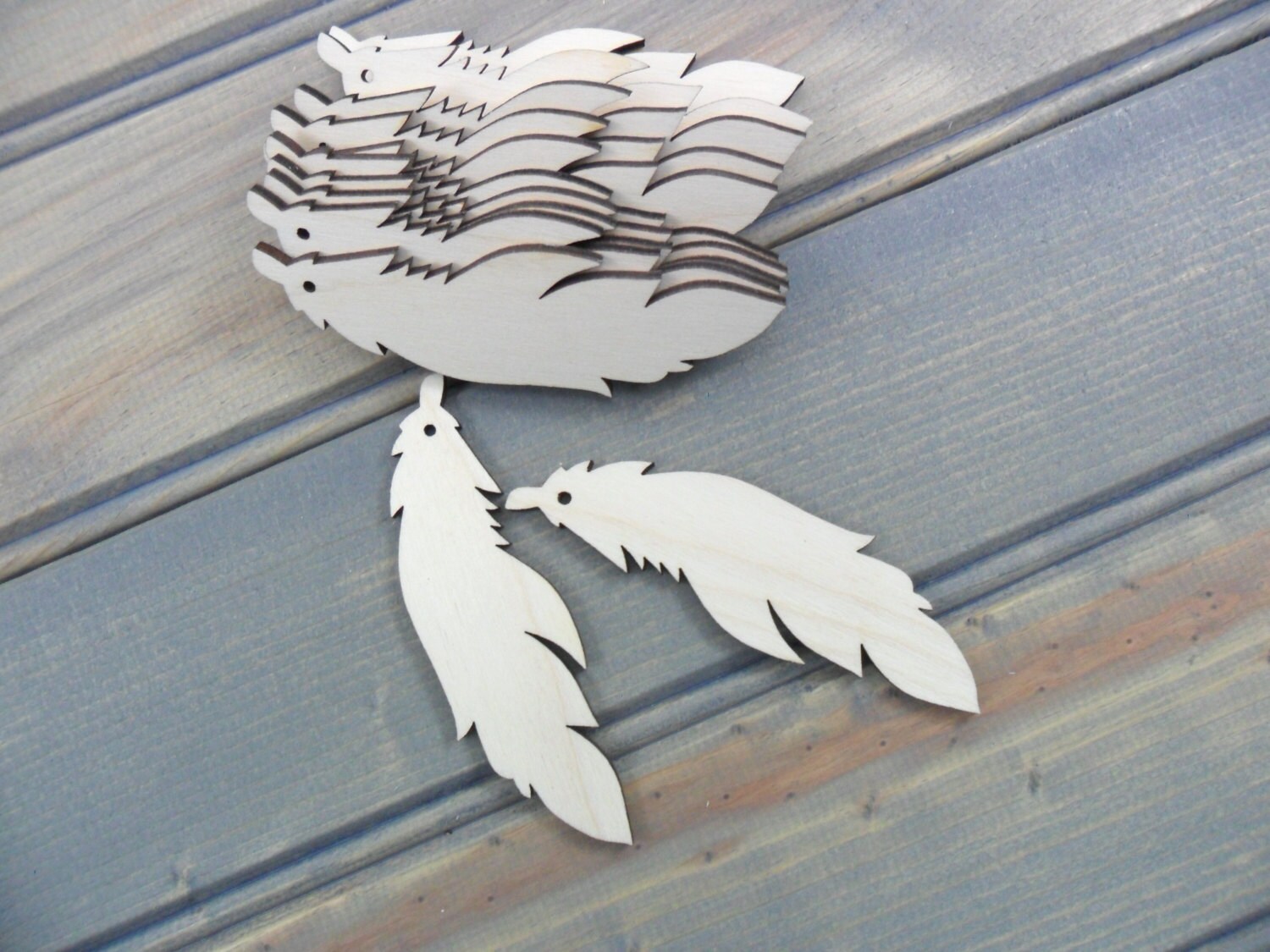 Wood jewelry blanks. Plywood Blank cutouts Feather shape unfinished wood slice Unfinished wooden earrings blanks Feather wood cut out