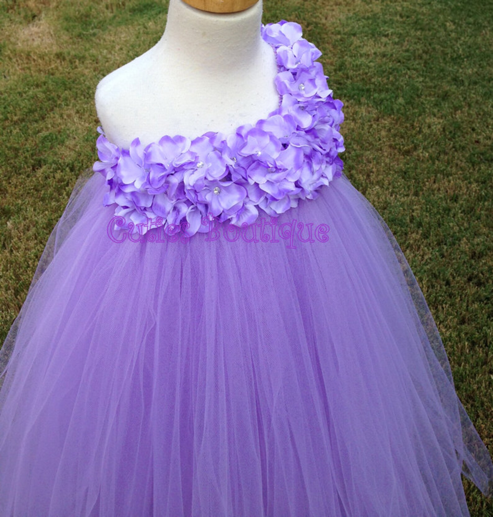 Lilac Hydrangea Flower Dress Wedding Dress Birthday Picture | Etsy