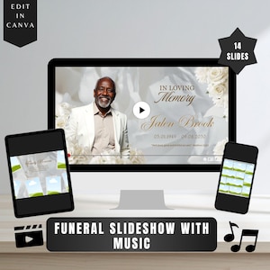 Vidéo du diaporama commémoratif White Gold Rosses – Vidéo de célébration de la vie, In Loving Memory