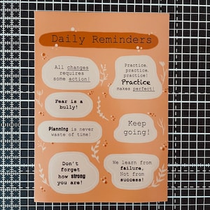 Feuille d'autocollants motivants/autocollants pour agenda/autocollants Bullet Jornal/autocollants pour ordinateur portable/feuille d'autocollants/autocollants confortables