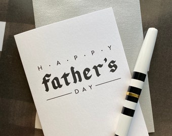 HAPPY FATHER'S DAY // Father's Day Card // card for dad // father's day greeting //