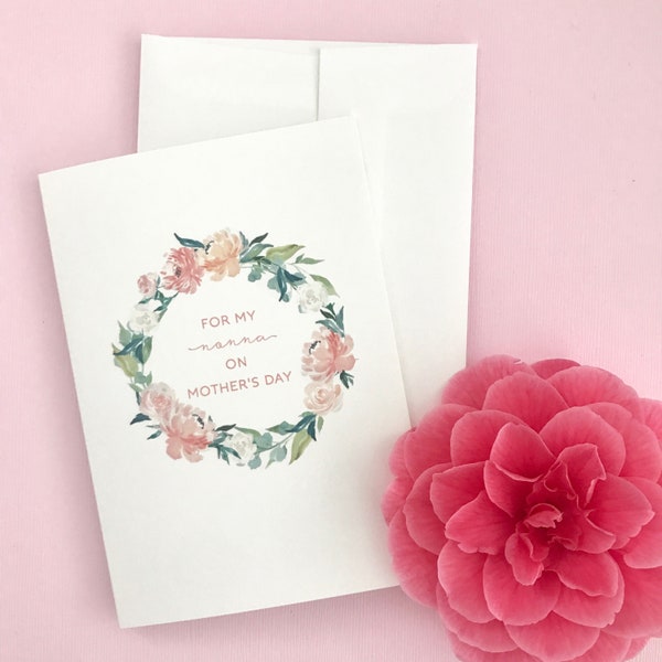 CUSTOM MOTHER'S DAY cards - for my nonna, nana, baka, oma, yiayia or whatever you would like it to say