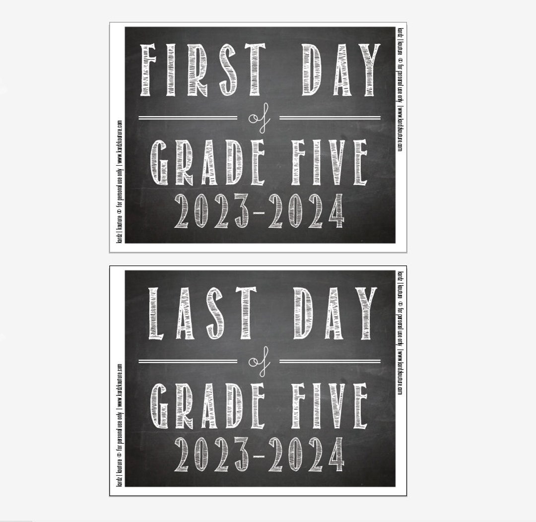 First Day Of Grade 5 Ideas