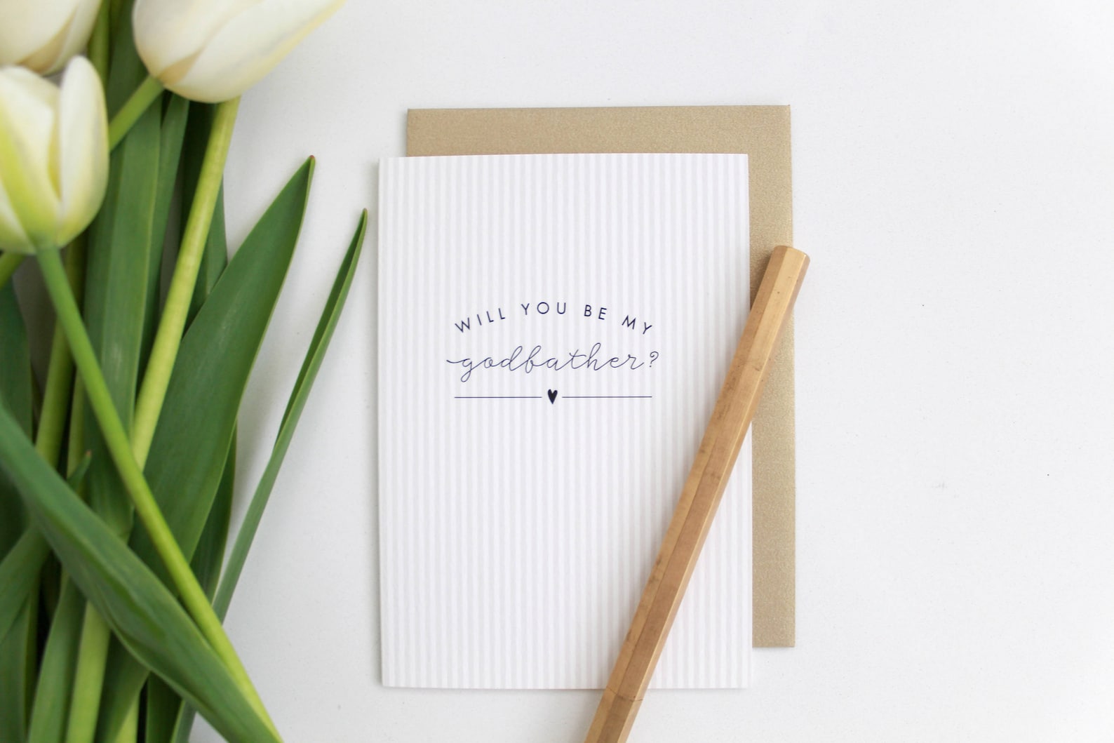 Godfather Card / Baptism Godfather / Christening Godfather / - Etsy