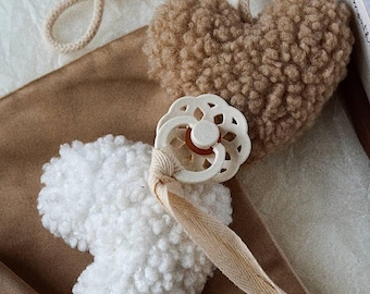 Pacifier holder letter A for dear Persia.