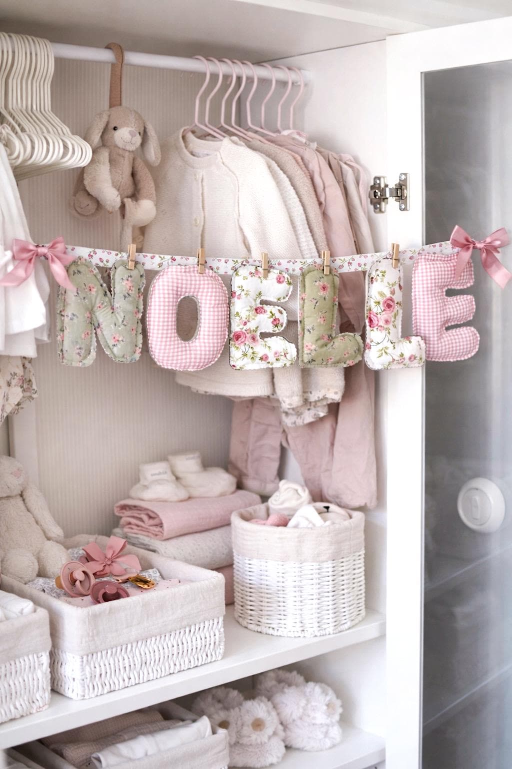 Heirloom Personalized Name Garland, Grandmillennial Vintage