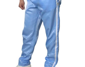 High-End Satin Sportswear Trousers – Refined Performance Fit