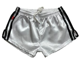 Glimmende nylon sprintershort voor sportkleding